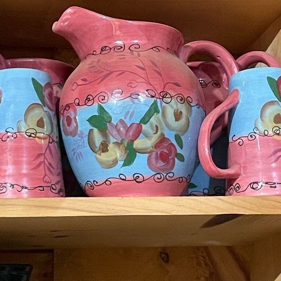 Pink vintage pitcher - Picture 1 of 1